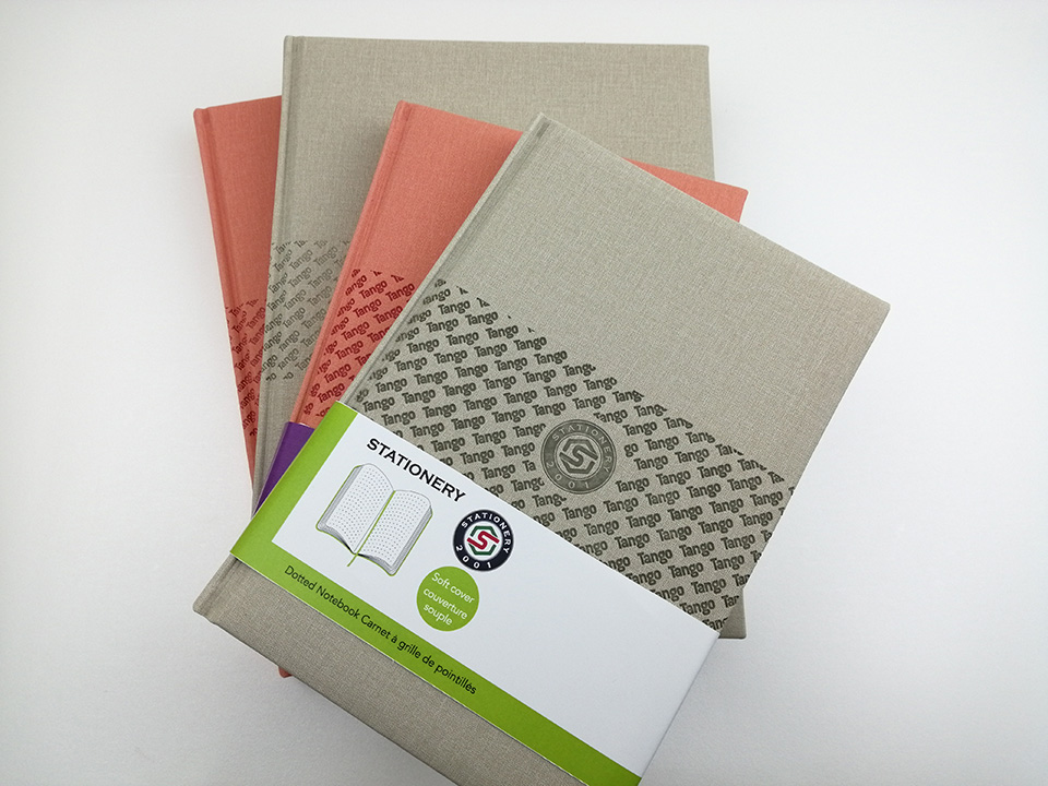 PADDED COVER HARDBOUND NOTEBOOK A4