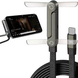 10bacdfa-015e-42da-bdef-e7c4c8ddf3d0 Premium Foldable Cable Organizer & Phone Holder