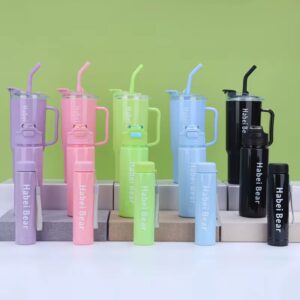 3-in-1 Insulated Tumbler with Straw