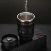 Camera Lens Stainless Steel Travel Mug