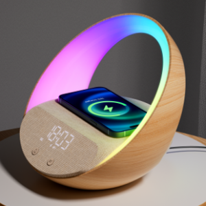 Multifunction Wireless Charger with Table Lamp and BT
