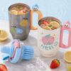 Kawaii Insulated Stainless Steel Mug with Handle-750ml