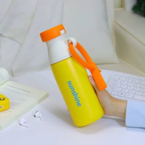 Sunshine Portable Aesthetic Water Bottle-520ml