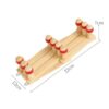 Expandable Wooden Accordion Wall Hanger & Coat Rack