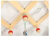 Expandable Wooden Accordion Wall Hanger & Coat Rack