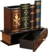 Vintage Wooden Pen Holder and Desk Organizer